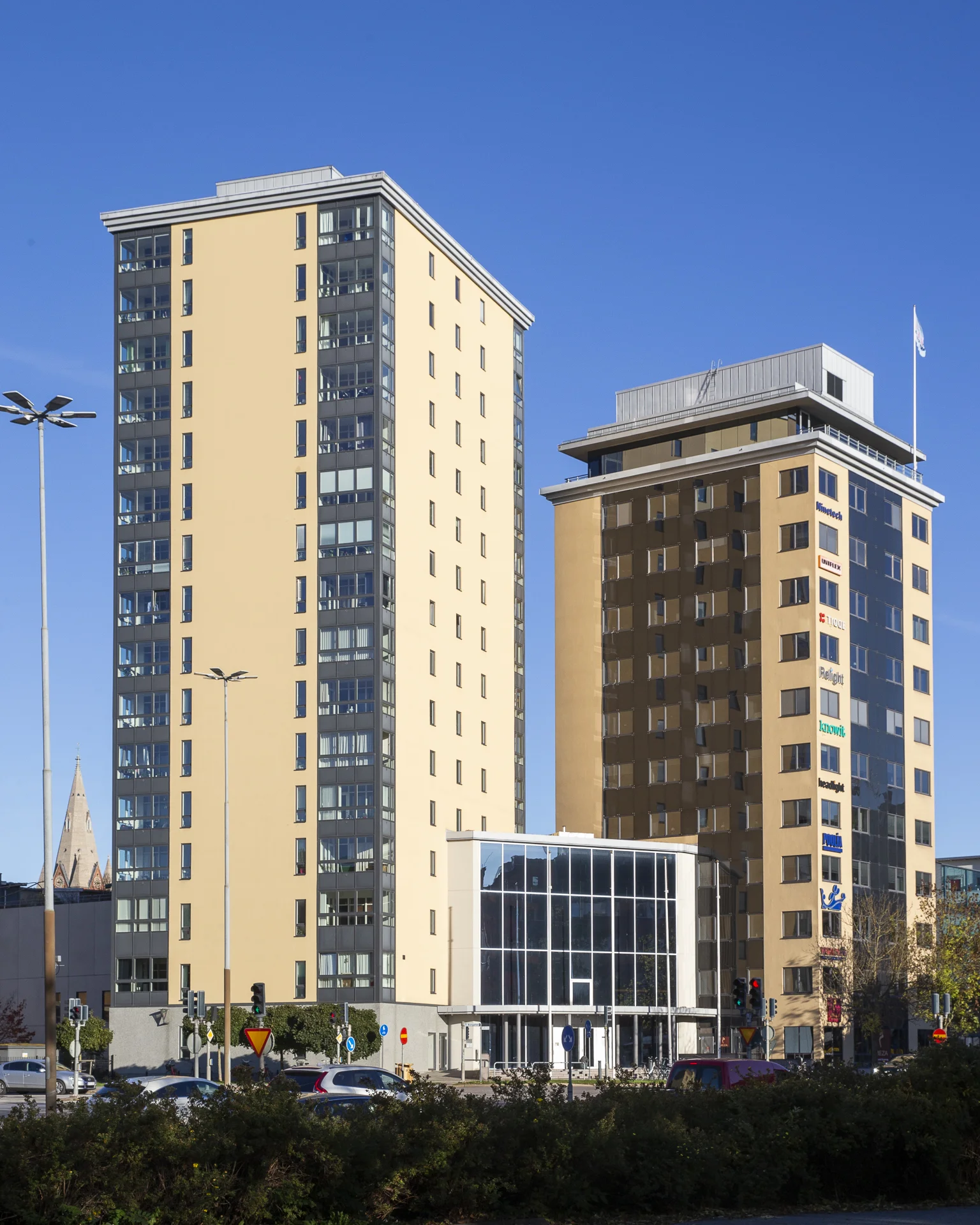 Behrn Center bostäder kontor parkeringshus Örebro